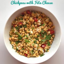 Chickpeas with Feta Cheese