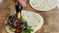Drizzle with balsamic glaze,